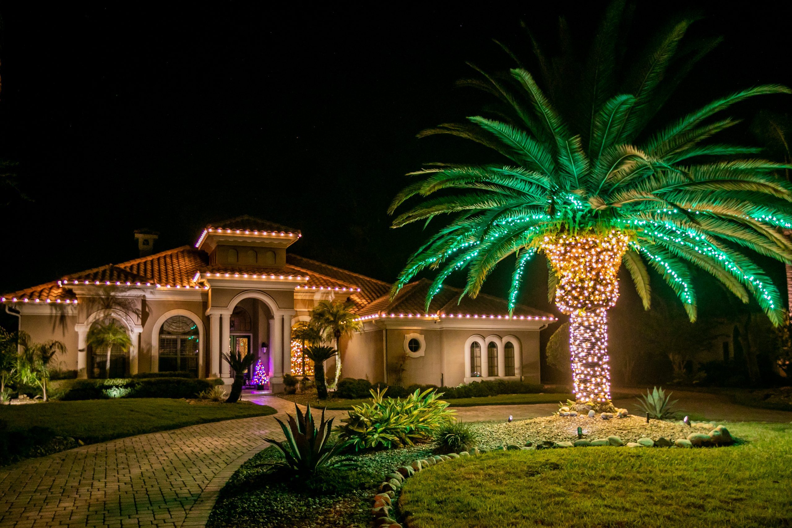 Residential Christmas lights
