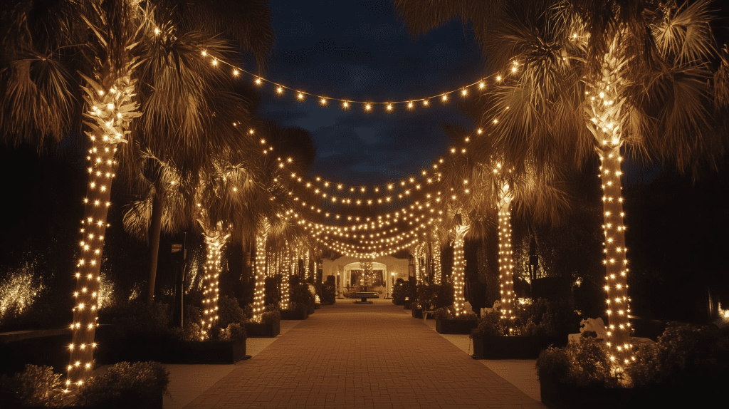 exterior event lighting